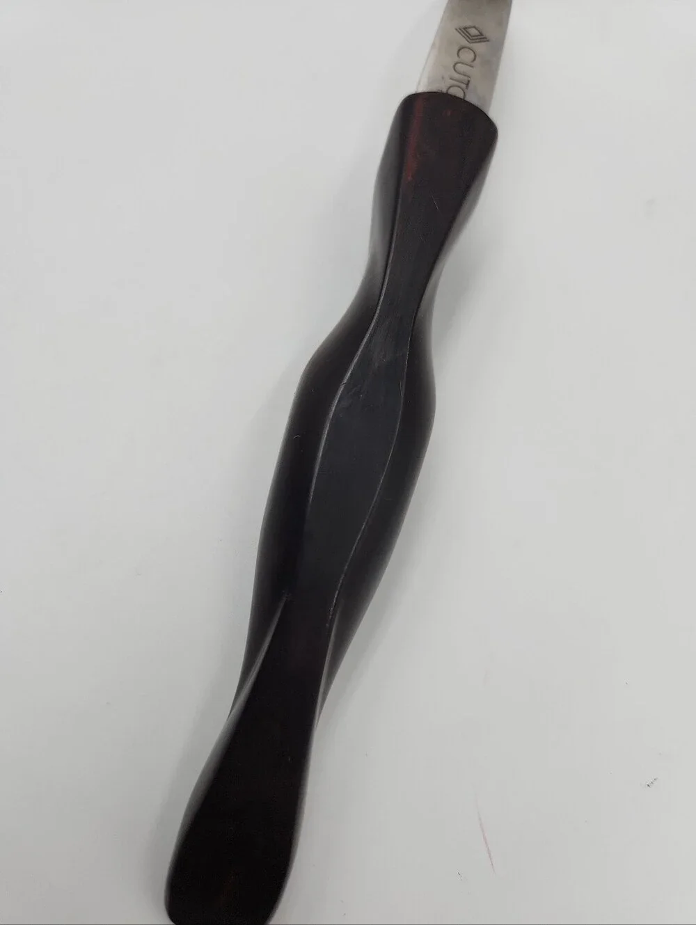 CUTCO 17 KJ Serving Solid Spoon Classic Black/Brown Handle 13” Made in the USA